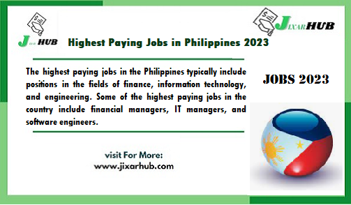 Highest Paying Jobs in Philippines 2023